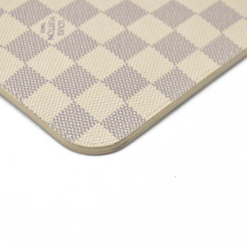 Louis Vuitton Damier Azur Wristlet Clutch in Cream and Gray - Picture 9 of 15